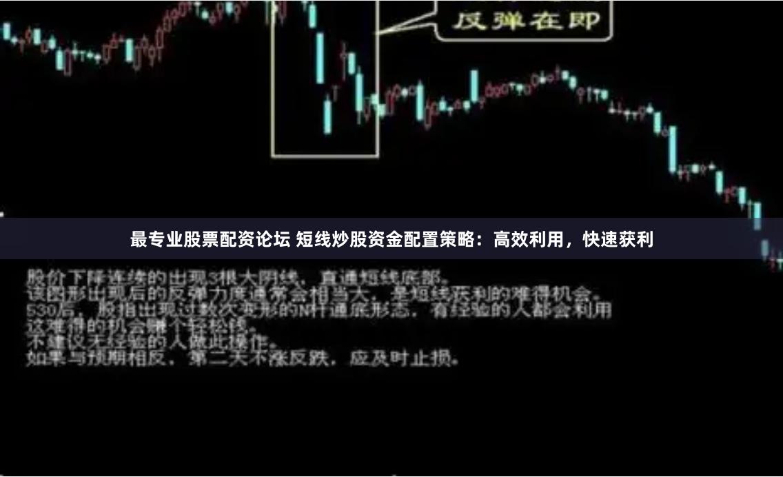 最专业股票配资论坛 短线炒股资金配置策略：高效利用，快速获利